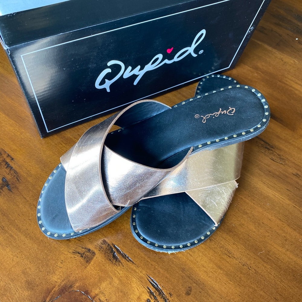Rose Gold Sandals